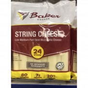 [Mã GROSALEHOT giảm 8% đơn 250K] Phô mai que [USA] BAKER Mozzarella String Cheese (tmt-hl) (nw5)